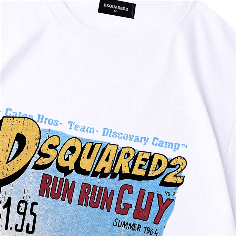 クロスボーダーDSQUARED224SS半袖男性tシャツアメリカ式高街夏服ブランドがゆったりしています。|undefined
