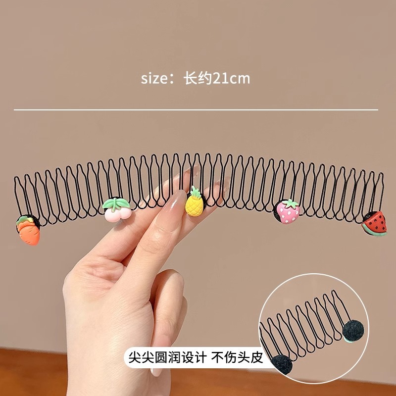 Peinado de cabello de niños acabado artefacto niñas fijo pull peinado de cabello de cabello de cabello de cabello de bebé en la parte posterior de la cabeza pinza de cabello adornamiento