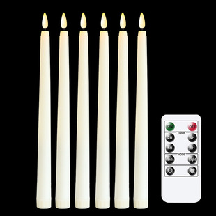 Cross-Border Smokeless Long Pole Artificial Candle Led Remote Control Bullet Party Halloween Wedding Atmosphere Decorative Candle