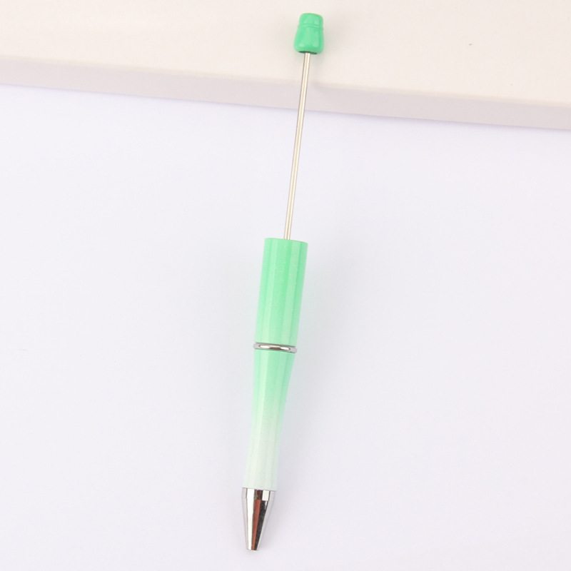En stock al por mayor creativo de dibujos animados papelería DIY con cuentas bolígrafo logotipo imprimible