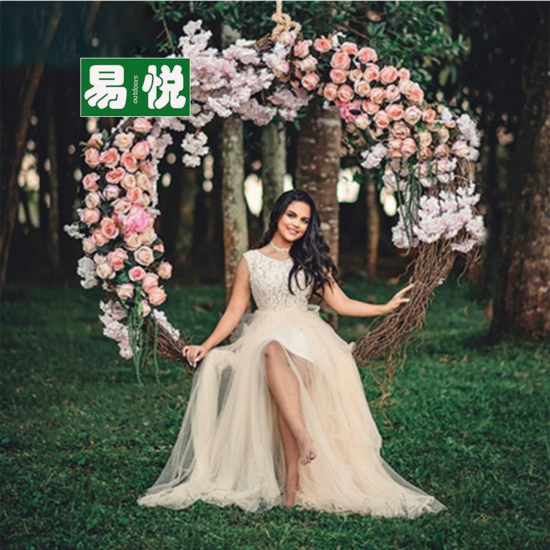 Columinar al aire libre con el mismo amor gran jaula de pájaros disparo props escénico tarjetas perforación nido de pájaros creativo celebridad en línea de Bali