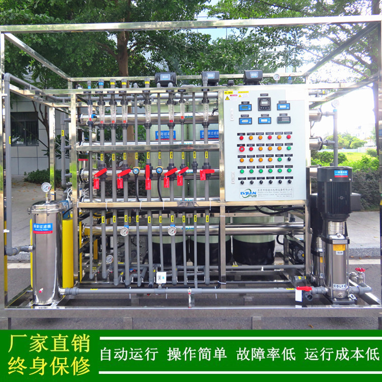 珠海1T/H全自动二级反渗透加edi去离子水设备水处理厂家绿健供应
