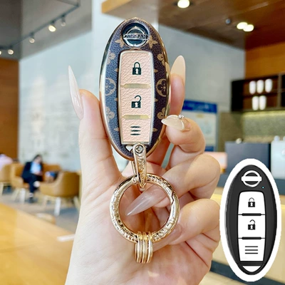 Car key bag – Keychain - smart-three-button-and-three-horizontal-key-cover-trendy-ring