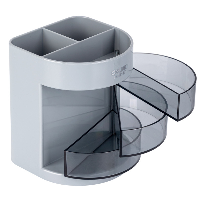 9147 3 층 다기능 펜 컨테이너 (회색)