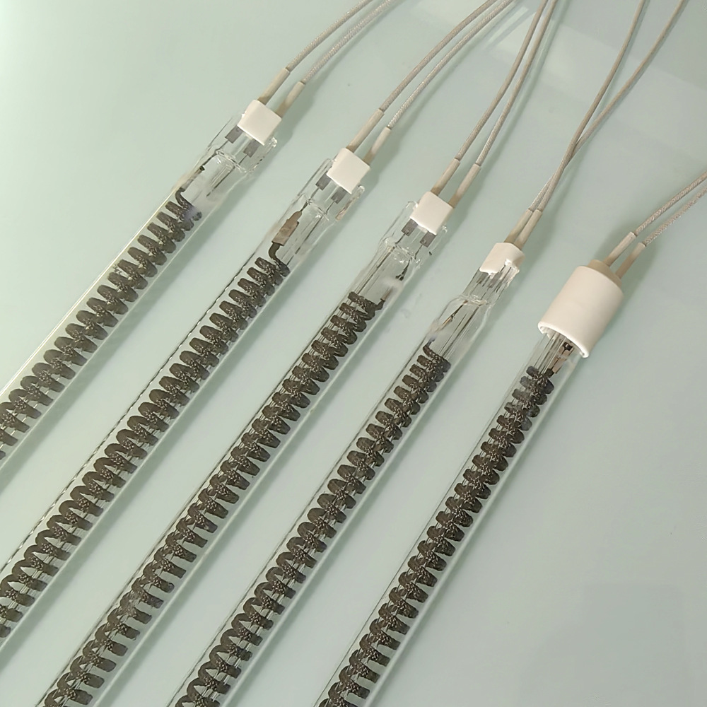 单端加热管碳纤维石英发热管烤箱烤鱼红外线电热管云博红外节能