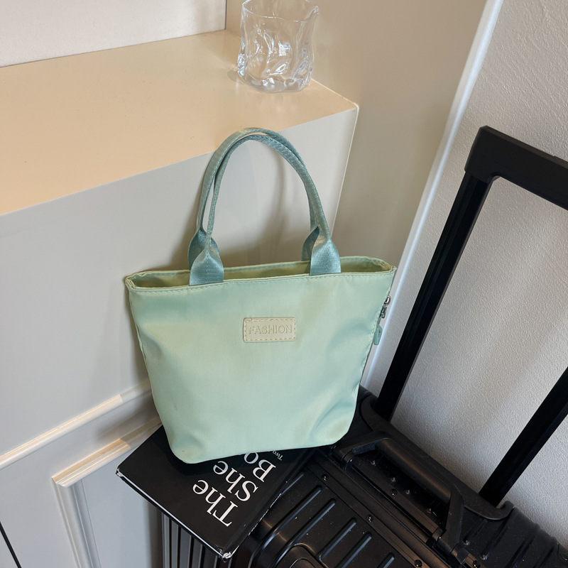 Verano simple y casual bolso pequeño de mano nuevo teléfono móvil bolso cuadrado pequeño bolso de compras todo fósforo bolso de tela ligero image 4