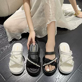 平底拖鞋;厚底拖鞋;女式休闲单鞋