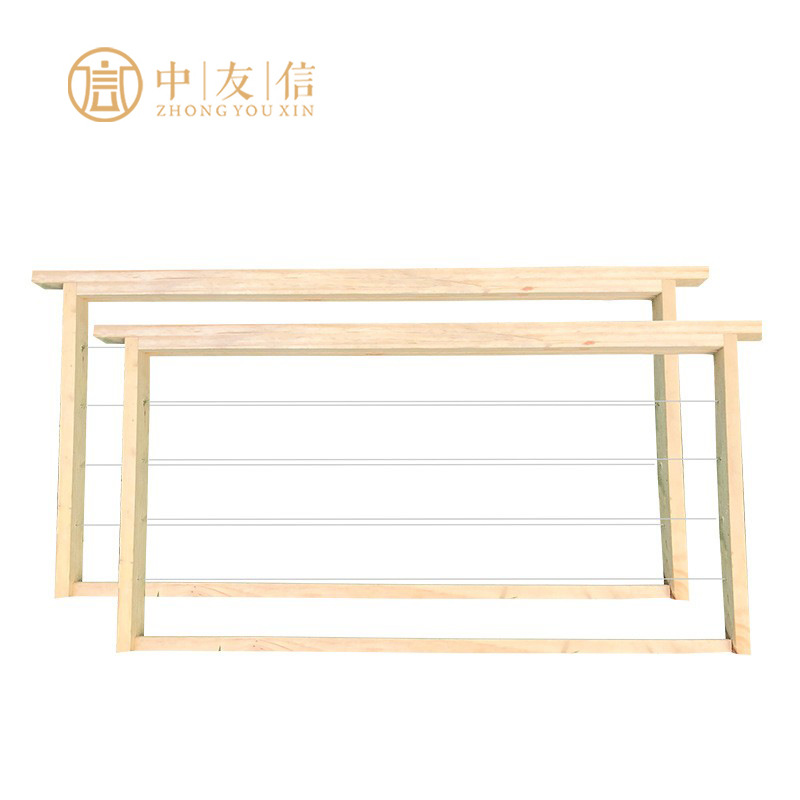 成品巢框养蜂工具中蜂标准杉木巢框蜜蜂专用蜂箱巢础全套巢框