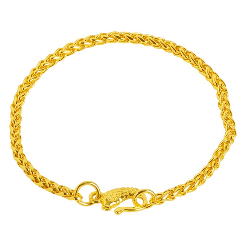 Pulsera de oro de arena de Vietnam koi hebilla cadena de moda nacional de niña retro largo tiempo no se desvanece suministro de fábrica a juego al por mayor