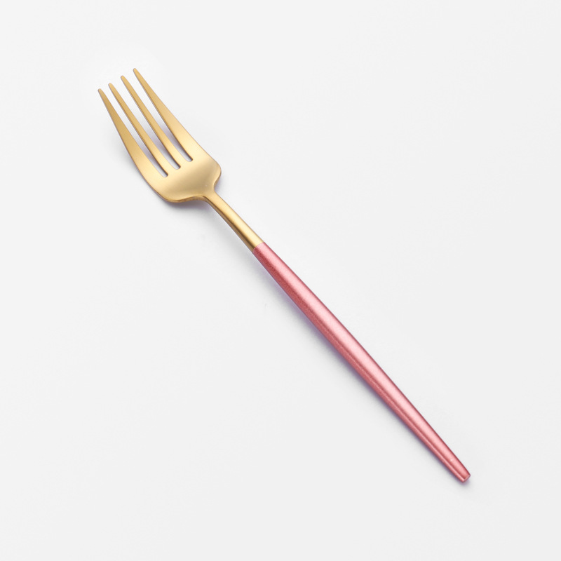 핑크 골드 포크