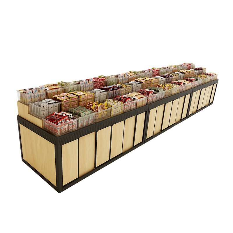 超市货架散称零食货架五谷杂粮展示柜糖果展柜干货干果散货展示架
