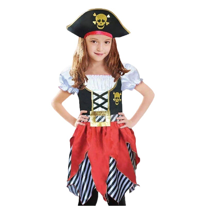 Cosplay de Halloween transfronterizo Piratas del Caribe Disfraz para niños cos disfraces de disfraces de disfraces