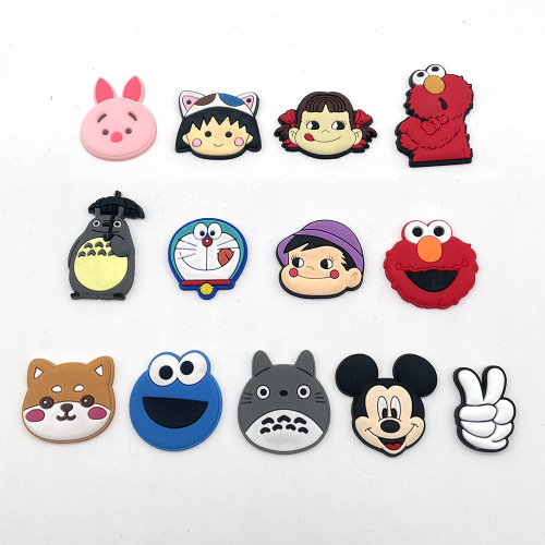 Cute Cartoon Sesame Street Fun Hole Shoes Decoration Button DIY Personal Garden Shoes Accessories Gift