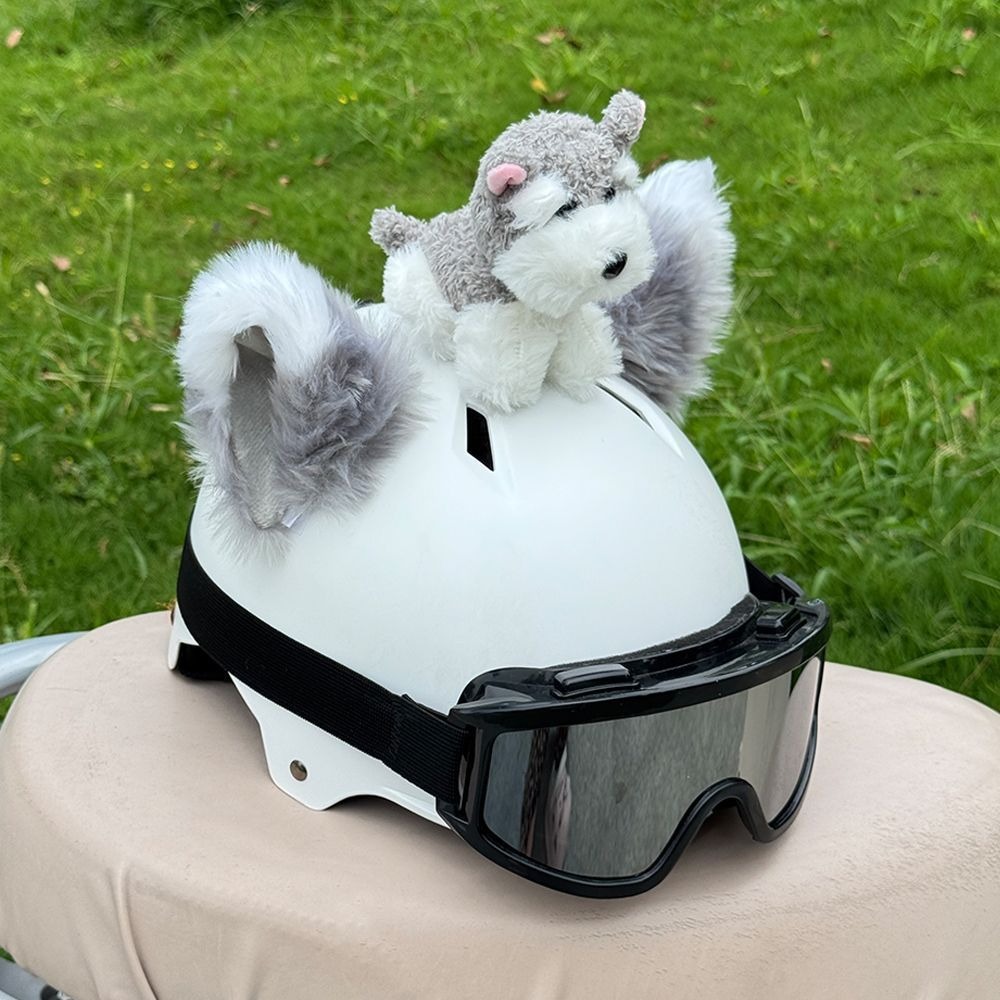 【Cute Puppy】Flash Sale Helmet Decoration Stitch Electric Vehicle Helmet Decoration Recommended by Delivery Drivers