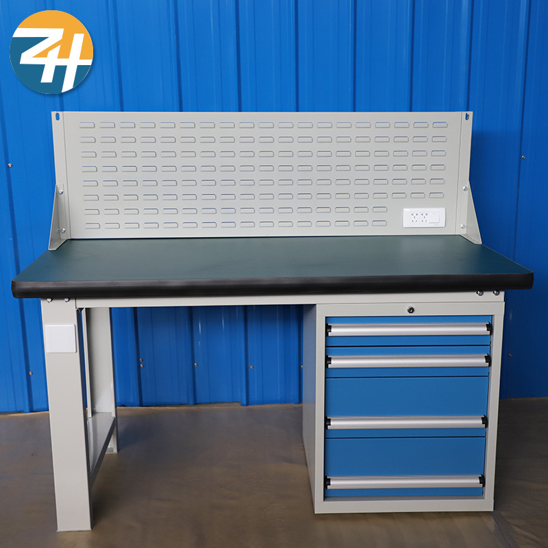 厂家四抽挂板工作台 电子实验维修操作防静电车间四抽挂板工作台