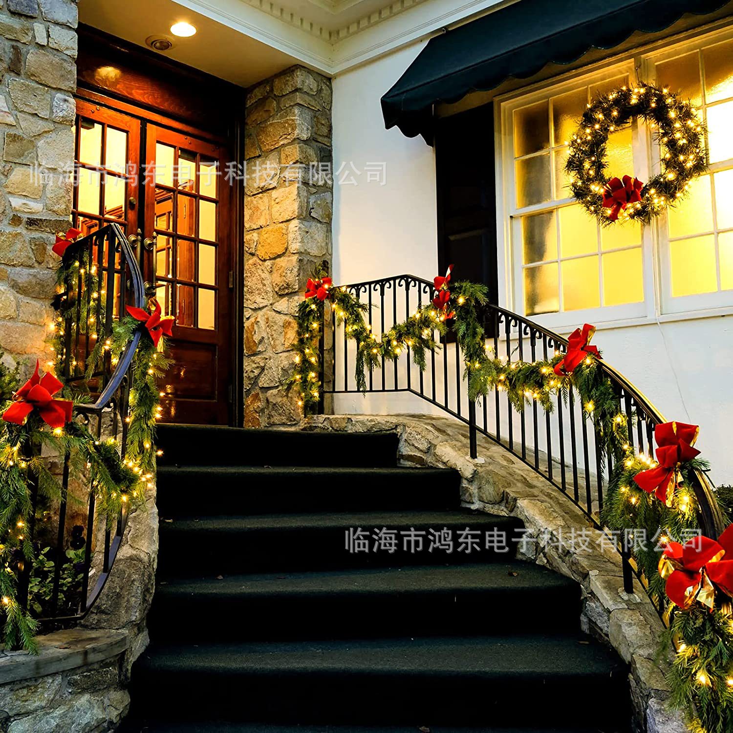 Selección estricta de lámpara solar de cobre LED lámpara de cumpleaños ramo de flores lámpara decorativa lámpara de atmósfera impermeable al aire libre lámpara de árbol de Navidad cadena de lámpara