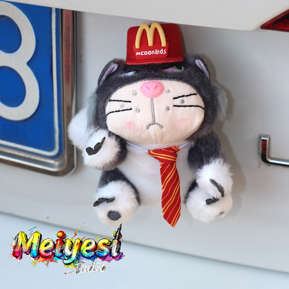 Cute Lucifer muñeca exterior coche techo de coche cola trasera muñeca de peluche colgante coche baúl colgante coche interior