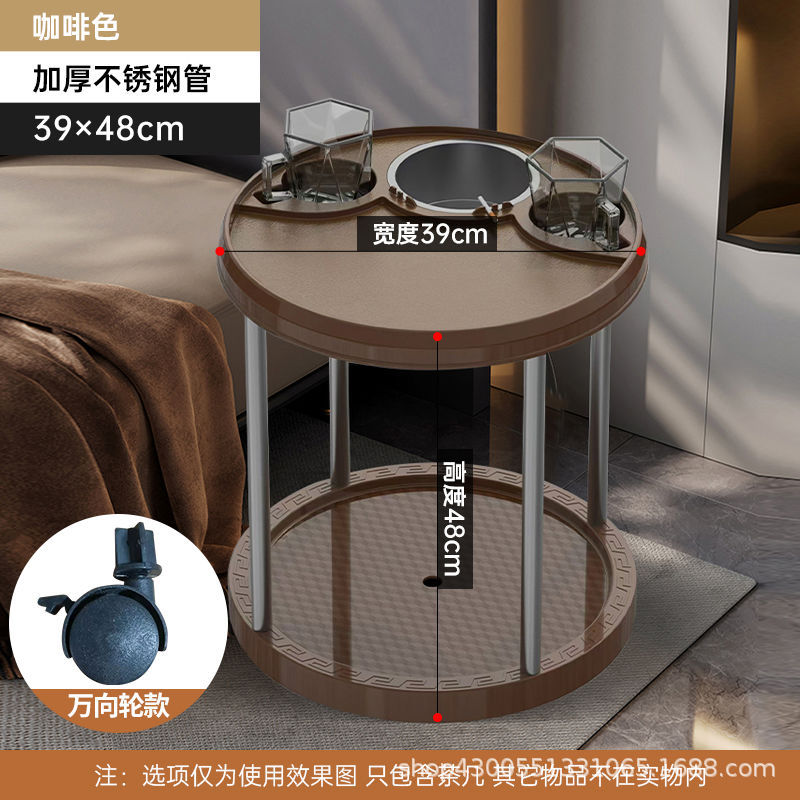 Mesa de mahjong, mesa de centro, estante de té, sala de ajedrez y cartas, mesa de café pequeña junto a la máquina de mahjong, cenicero, estante para vasos de agua, mesa de té de la casa de mahjong