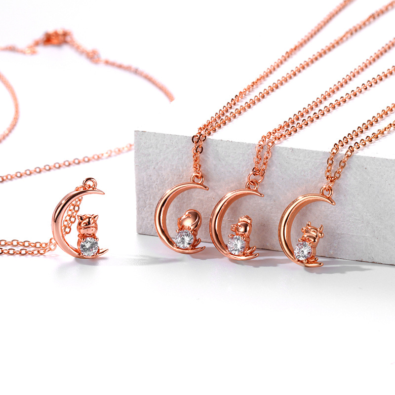 Collar de la joyería del zodiaco femenino S925 plata esterlina diseño nicho sentido tigre nacimiento año colgante accesorios cadena clavícula