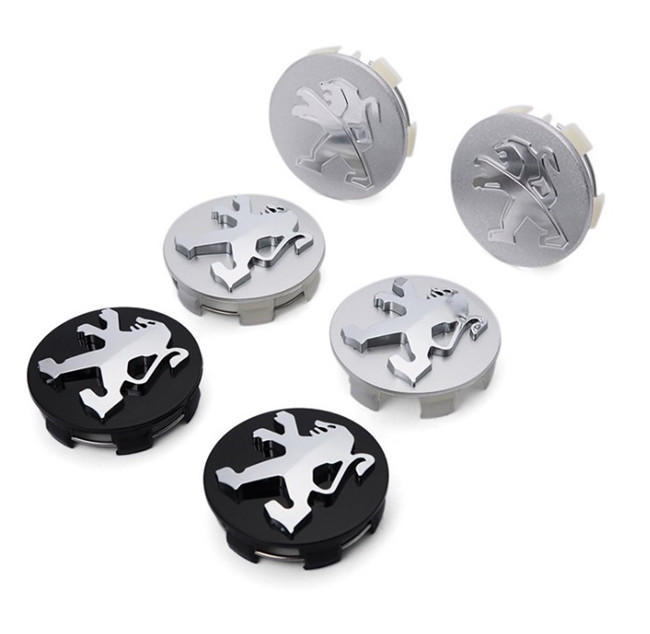 Suitable for New and Old Peugeot 3008 408 508 307 301 Tire Rim Hub Shaft Cover Car Logo