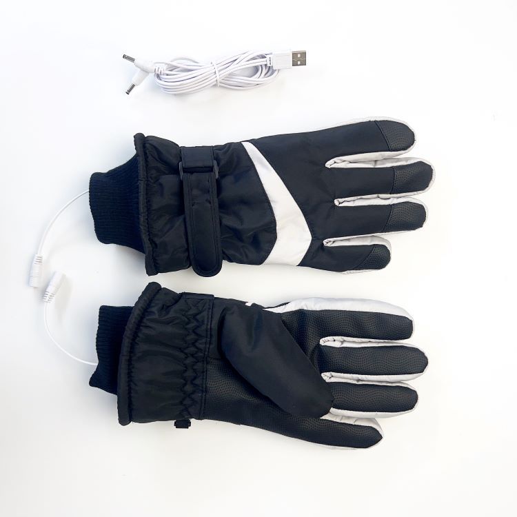 Heated Skiing Gloves USB Electric Heating Winter Outdoor Warm Touch Screen Waterproof Thick Anti Slip Gloves_voghion.com