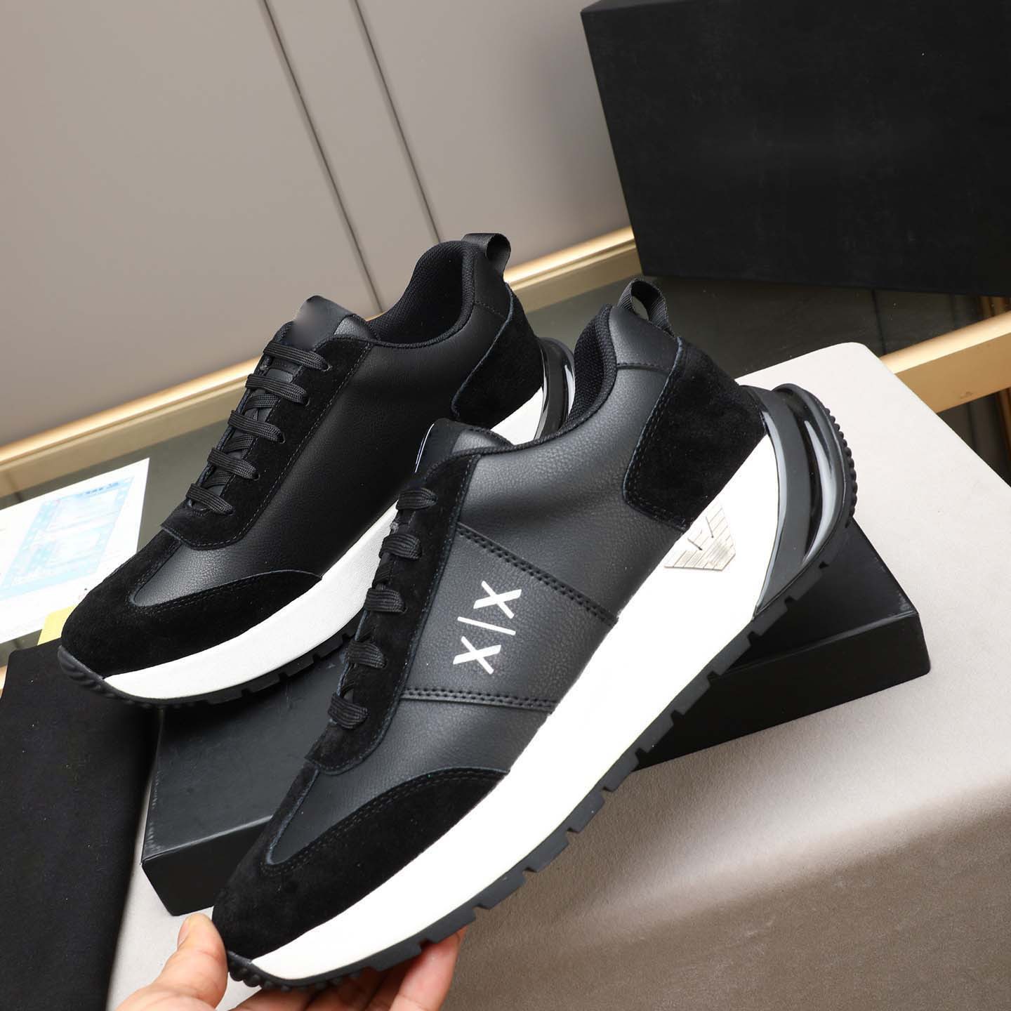 European and American 2026 Trendy Fashion Light Luxury Casual Shoes, Collaboration Comfortable Breathable Running Shoes, Thick-Soled Versatile Sneakers