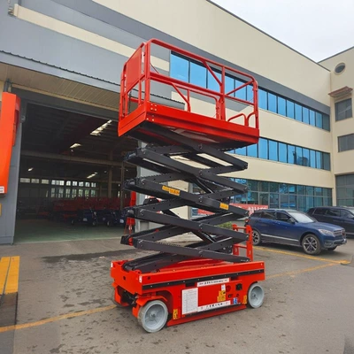 Self-Propelled Scissor Lift, Electric Walking Avtomobil fırlanan platformaları