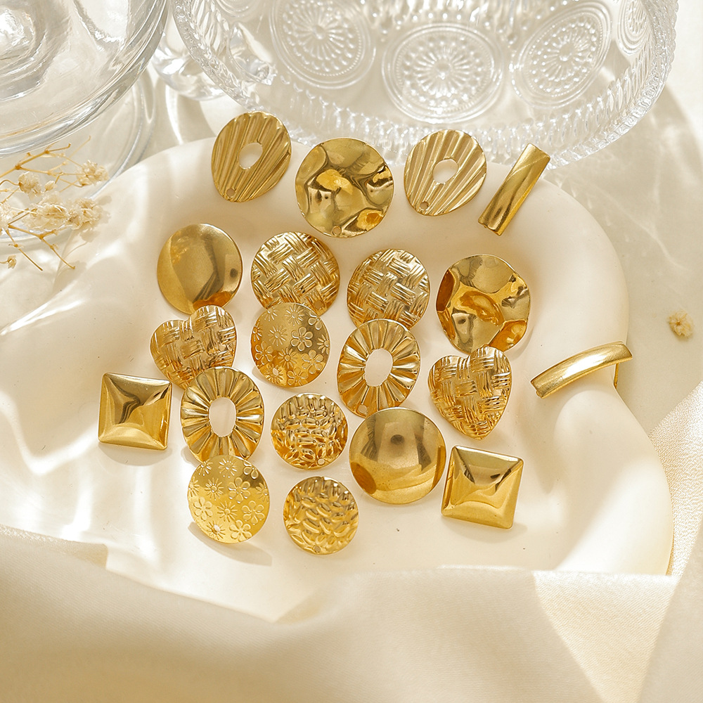 4g Weight Earring Findings Jewelry Making Type Earrings accessories Classification 1 Piece Quantity 304 Stainless Steel Material Geometric, Oval, Heart Shape Pattern All Seasons Season Plating Design Classic Style Style 1 Piece 304 Stainless Steel Geometric Oval Heart Shape Earring Findings Earrings Accessories 15