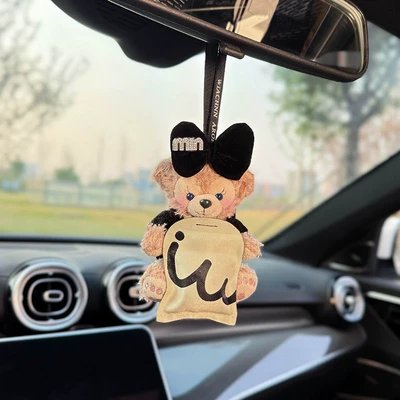 Shirley Rose Car Fragrance Pendant Rearview Mirror Decoration 2025 New Model Long-Lasting Fragrance for Car Interior High-End Women's Edition (Car hanging) - miu-series-meimei-aromatherapy-car-hanging