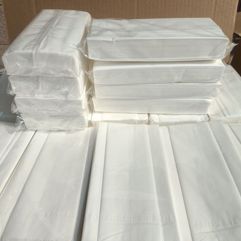 2-Layer 40-Pull Commercial Paper Towels for Hotel Rooms, Ktv and B&B Removable Paper Towels, 100 Packs of Hand Towels, Whole Box Wholesale