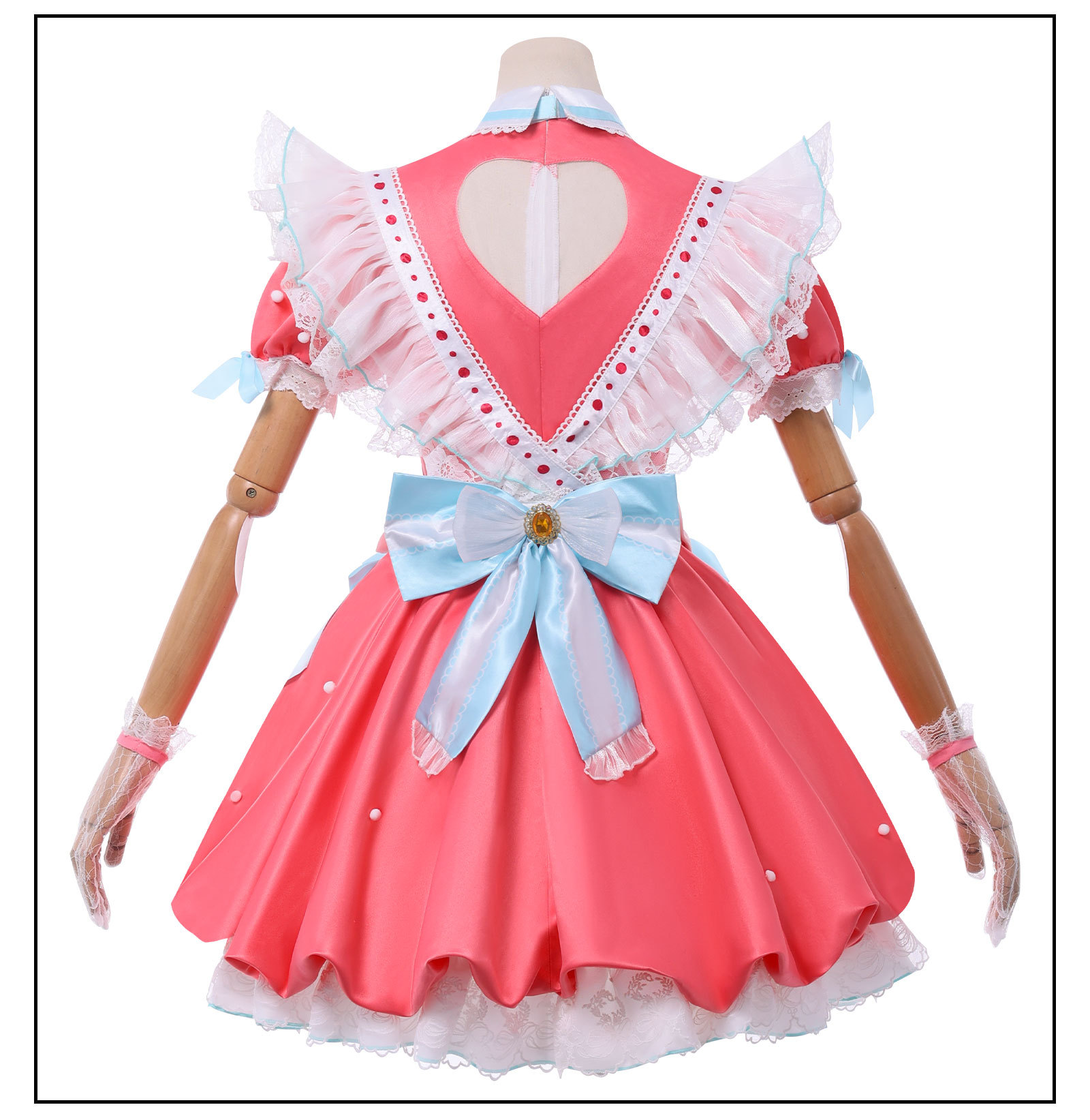 Hello Kitty Hu Tao Cosplay — Dynamic Pose