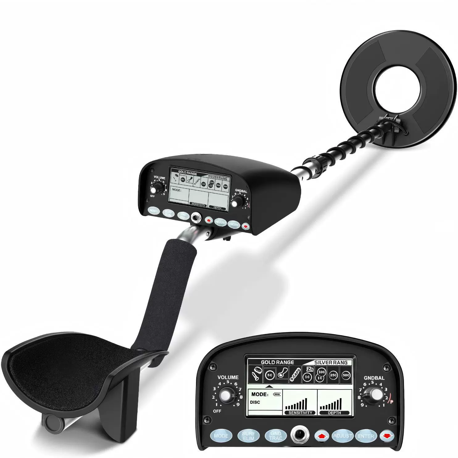 热销地下寻宝金属探测器高精密度高灵敏度厂家直发GC-1080高精度