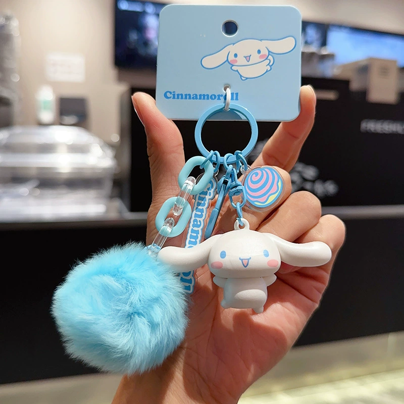 Плюшевый брелок Sanrio Hello Kitty, оригинал, мягкая подвеска 11×7.5 см, коллекционный талисман