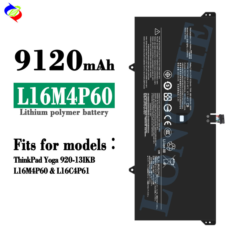 Suitable for Lenovo L16M4P60 Notebook Battery ThinkPad Yoga 920-13Ikb/L16C4P61