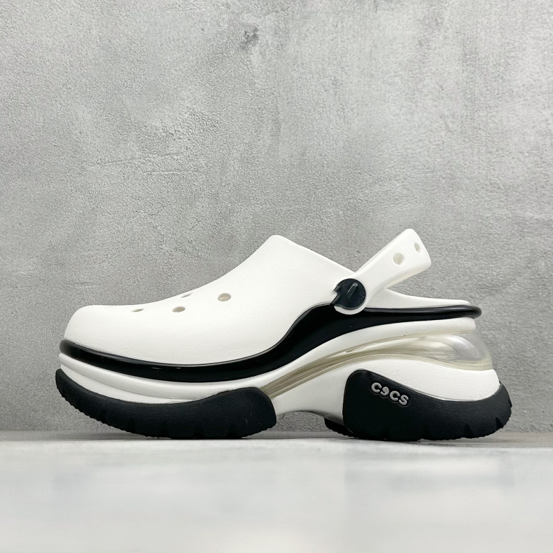 Original Cross Little Whale Little Dolphin Clogs with 6cm Height Increase Casual Sandals Quick-Dry Air Cushion Beach Slippers