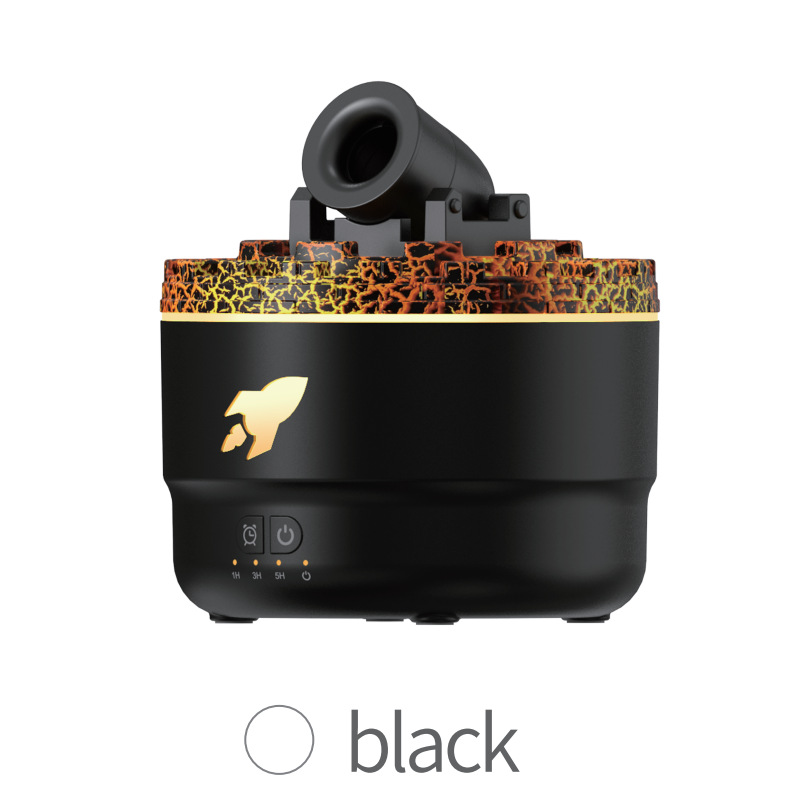 Nuevo anillo de humo transfronterizo, torreta volcánica, máquina de aromaterapia, humidificador doméstico, difusor de niebla de gran capacidad, aceite esencial