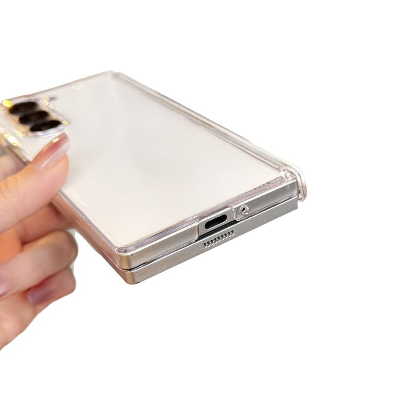 Samsung Zfold 30% off スタックスクリーン携帯電話ケース中央軸保護 Fold6 磁気ヒンジオールインクルーシブ w25 透明 PC に適しています。|undefined