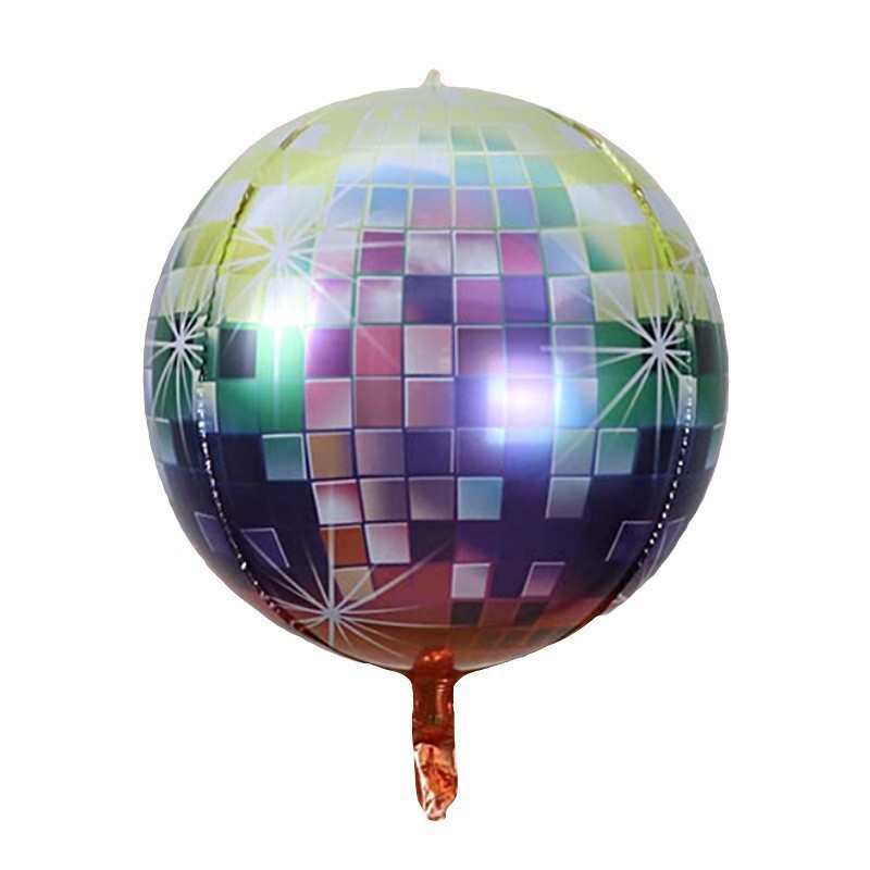 4D discoteca espejo láser de color serie retro fiesta escenario de diseño fondo bola de aluminio al por mayor