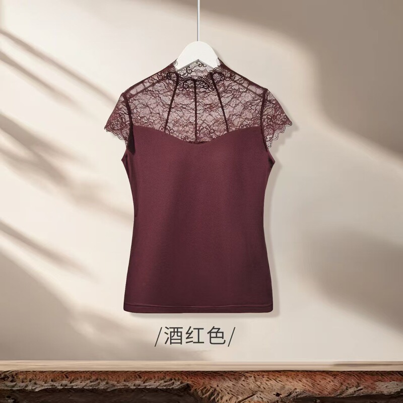 New Style Shoulder-Covering Tight-Fitting High-Neck Brushed Thermal Vest Bra Integrated Thermal Underwear Slim-Fit Top