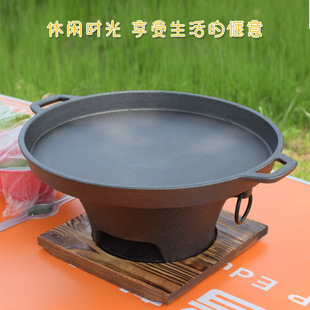 Cast Iron Stove Carbon Stove Barbecue Charcoal Fire Carbon Grill Barbecue Pot Barbecue Stove Smokeless Outdoor Barbecue Stove Pig Iron Stove