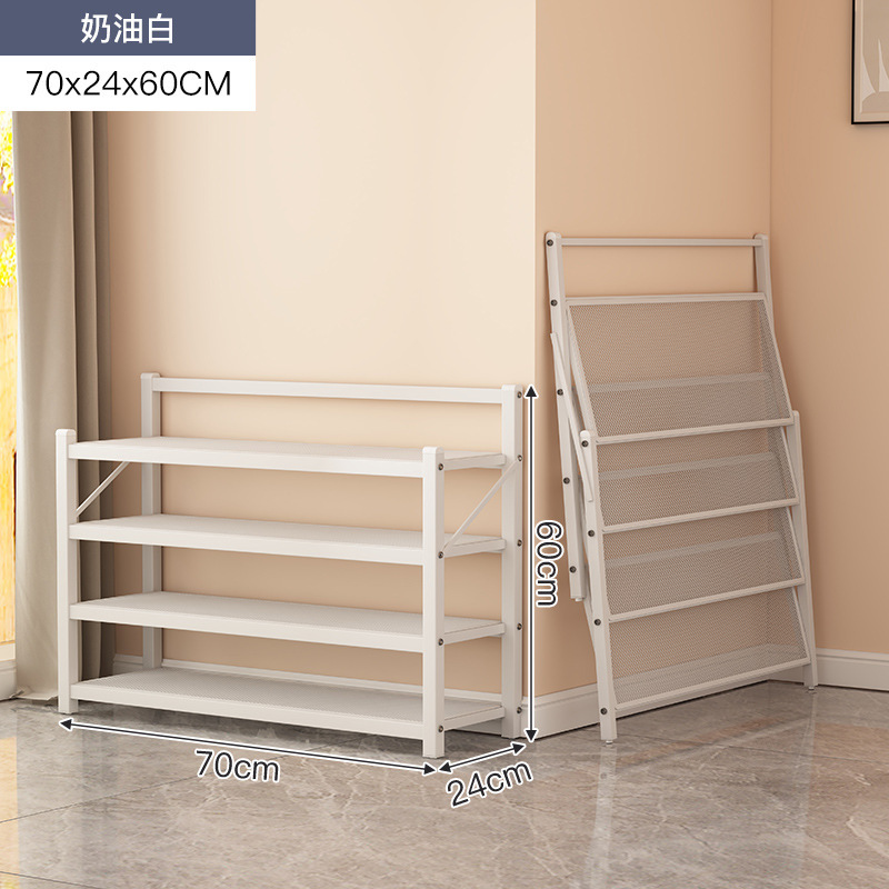 Estantes extremadamente estrechos Estantes multicapa Estantes de piso plegable Estantes de hierro forjado Estantes de almacenamiento Sala de estar Balcón Dormitorio Estantería corta