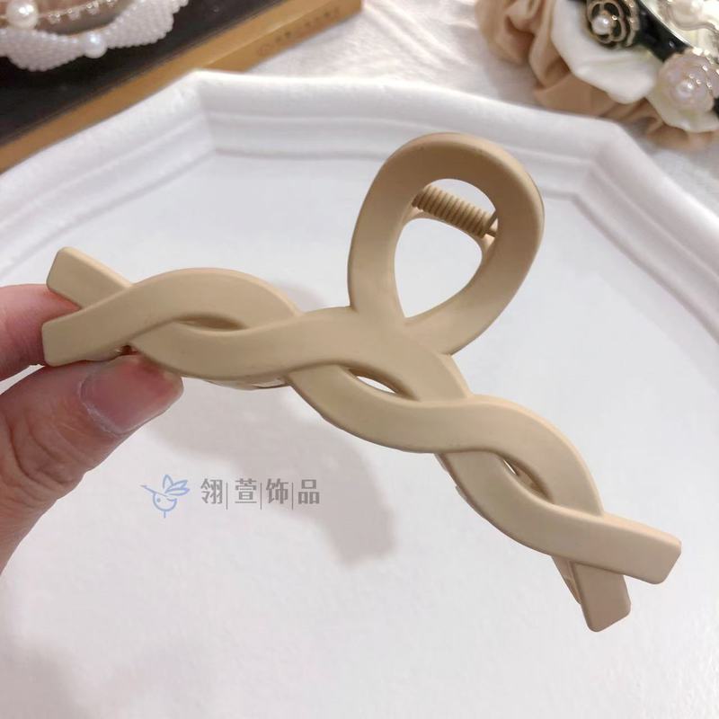 レトロな新しい秋冬の豪華な大きなヘアクリップ、高級ヘアアクセサリー、ヘアピン、女性用後頭部ヘアピン、シャーククリップ|undefined