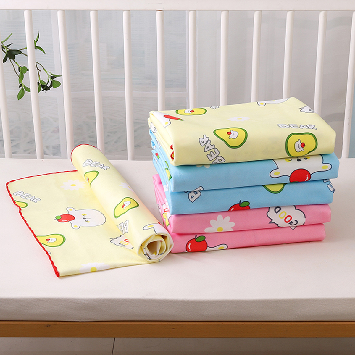 Neonatal urine pad leak-proof double-sided aunt pad care breathable waterproof washable newborn urine pad wholesale class a