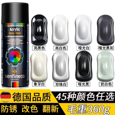 Avtomobil boyası — white black plastic paint