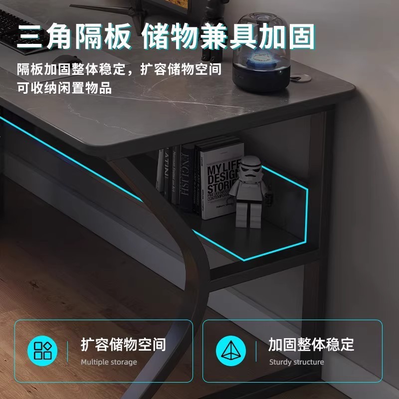 书桌电脑桌卧室家用电竞桌子简易出租屋台式学生写字桌简约办公桌|undefined