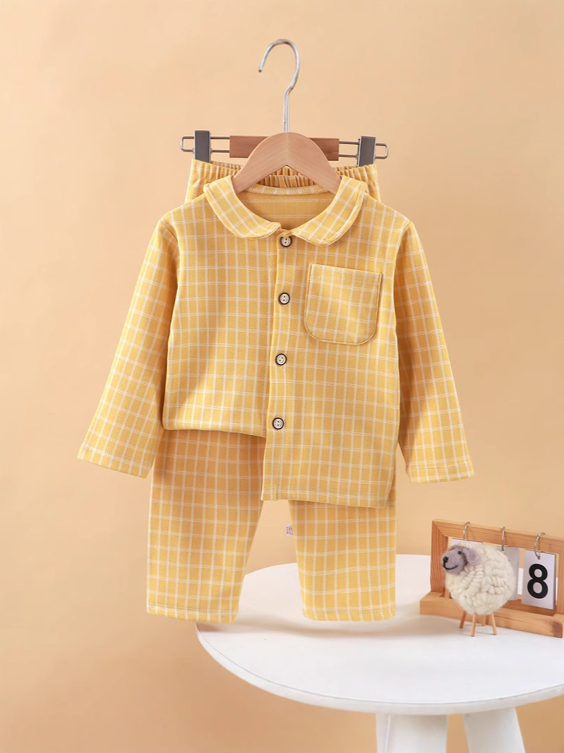 Nuevo conjunto de ropa para niños, ropa para el hogar, ropa para el hogar, ropa para niños, pijamas para bebés