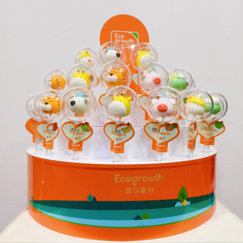 April Yikou Tongsheng Handmade Milk-Flavored Lollipop 15g Holiday Gift Shaped Candy Milk-Flavored Snack