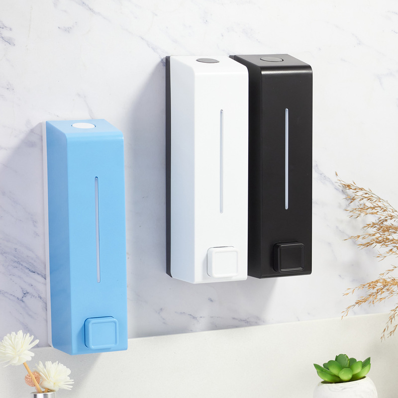 ABS樹脂製600ml手動式ソープディスペンサー壁掛け式ホテル用ハンドソープディスペンサー|undefined