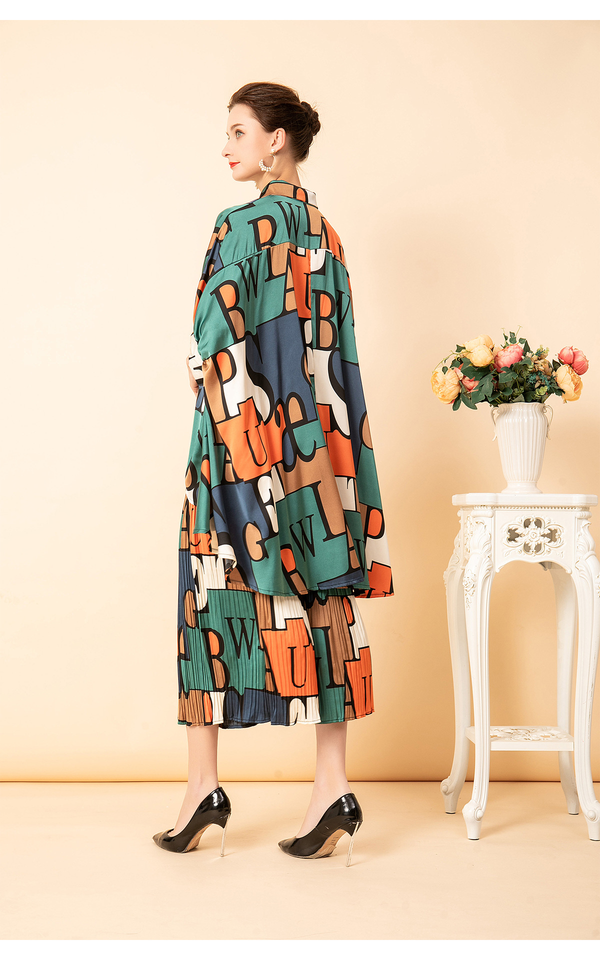 434g Weight Half Sleeve Sleeve Length Polyester Fabric Type Pant Co-ord Set Sets Type 2 Pieces Set Quantity Daily Occasion Turndown Neckline Regular Fit Fit Type Printing Pattern Summer, Spring Season Women's Gender Elegant, Streetwear Style Daily Women's Elegant Streetwear Printing Polyester Pant Co-ord Set Pants Sets 5