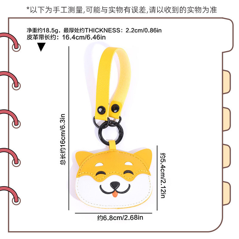 カスタマイズ卸売ネットレッド新型皮革動物キーホルダーカップル漫画学生かわいいバッグ装飾ペンダント|undefined